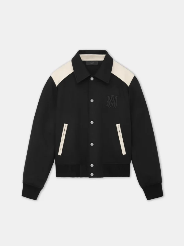 AMIRI Outerwear>MA BAND JACKET BLACK
