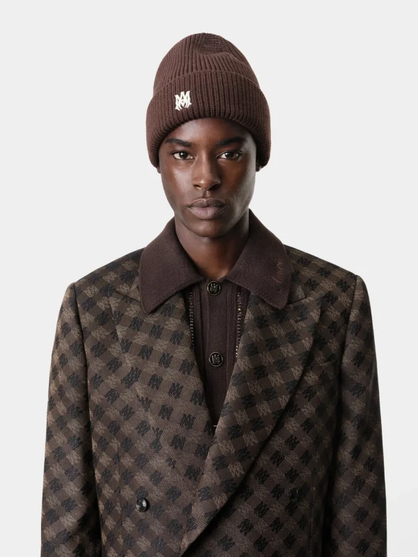 AMIRI Hats | Hats>MA BEANIE DARK BROWN