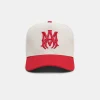 AMIRI Hats | Hats>MA CANVAS HAT Alabaster Red