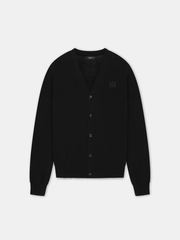 AMIRI Knitwear>MA CARDIGAN BLACK