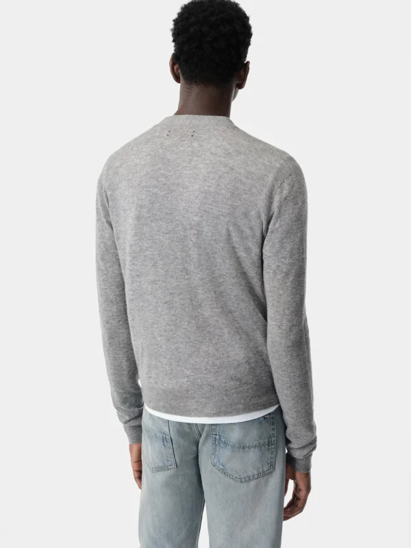 AMIRI Knitwear>MA CARDIGAN Grey