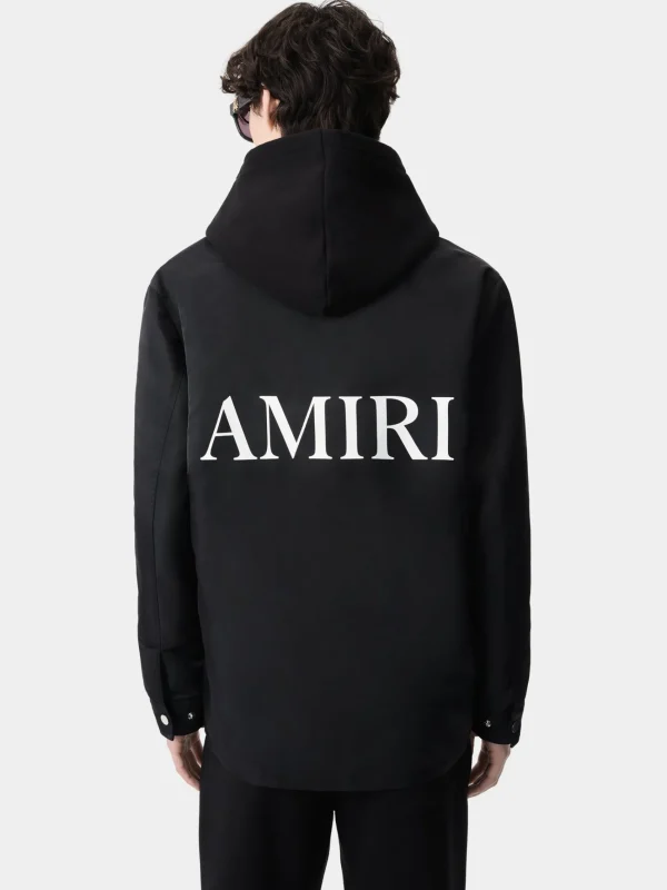 AMIRI Outerwear>MA COACH JACKET BLACK