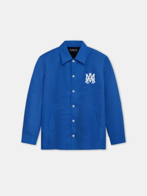 AMIRI Outerwear>MA COACH JACKET Blue