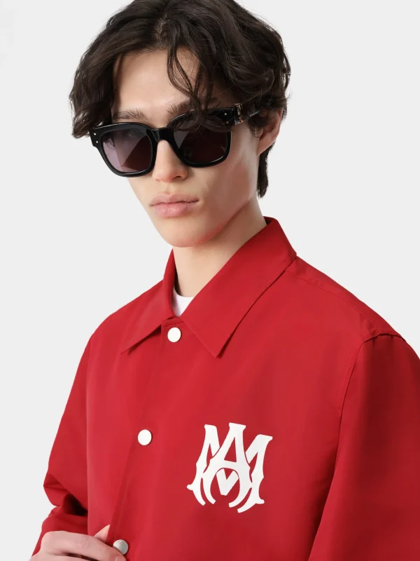AMIRI Outerwear>MA COACH JACKET Red