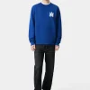 AMIRI Sweatshirts>MA CORE LOGO CREW Blue