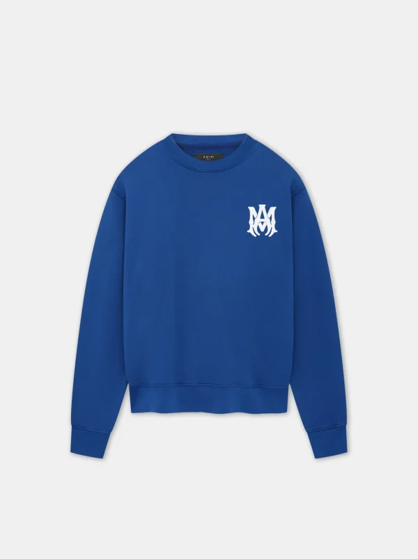 AMIRI Sweatshirts>MA CORE LOGO CREW Blue