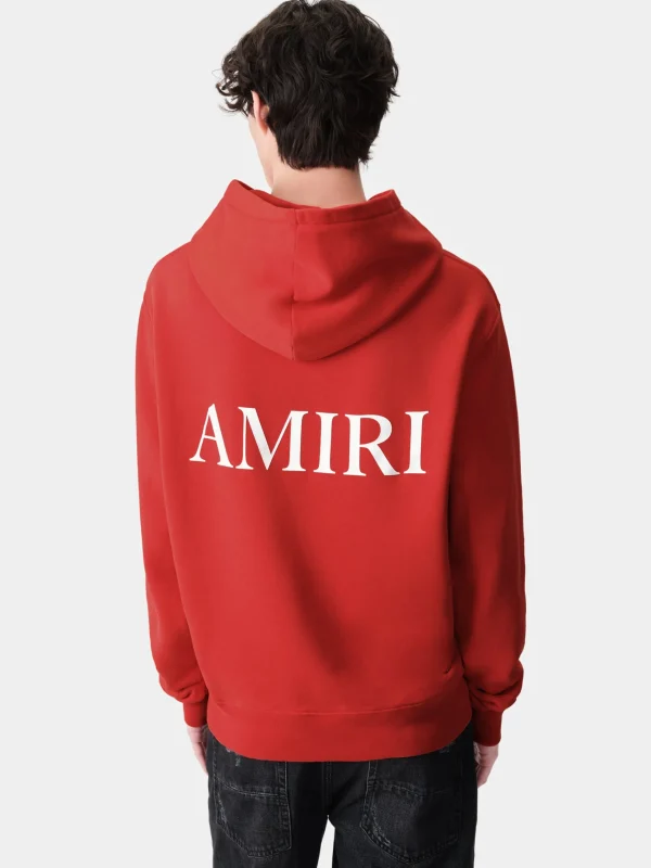 AMIRI Sweatshirts>MA CORE LOGO HOODIE Red