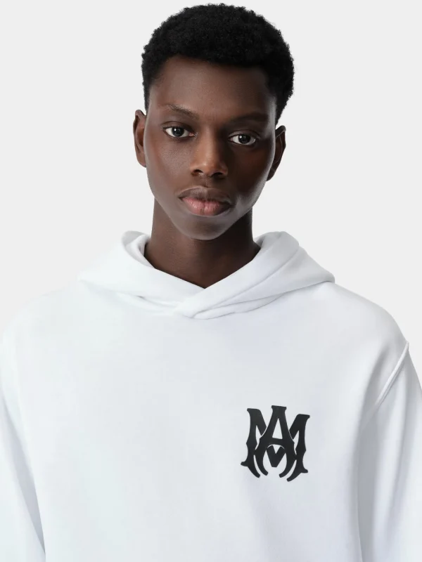 AMIRI Sweatshirts>MA CORE LOGO HOODIE White