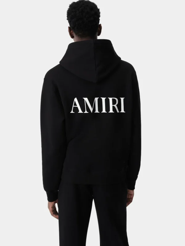 AMIRI Sweatshirts>MA CORE LOGO HOODIE BLACK