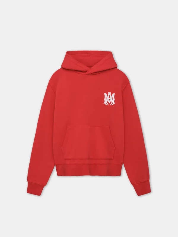 AMIRI Sweatshirts>MA CORE LOGO HOODIE Red
