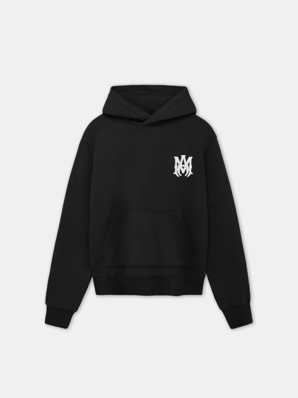 AMIRI Sweatshirts>MA CORE LOGO HOODIE BLACK