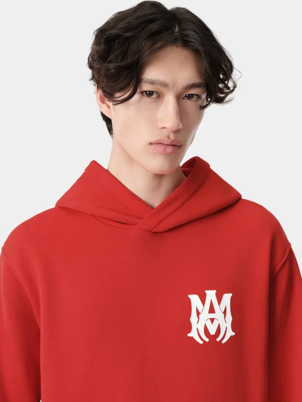 AMIRI Sweatshirts>MA CORE LOGO HOODIE Red