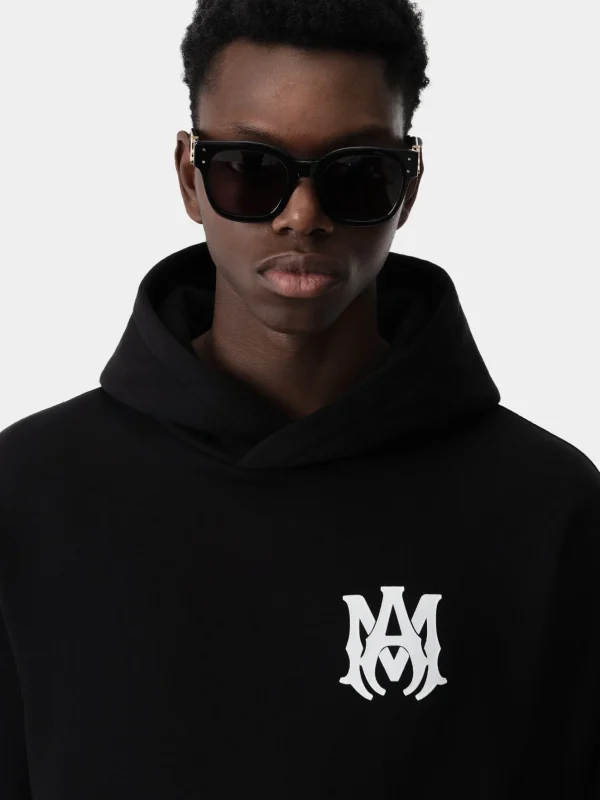 AMIRI Sweatshirts>MA CORE LOGO HOODIE BLACK