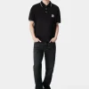 AMIRI Tees>MA CORE LOGO POLO BLACK