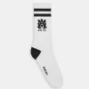 AMIRI Socks | Socks>MA CORE LOGO SOCKS White Black