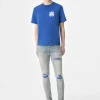 AMIRI Tees>MA CORE LOGO TEE Blue