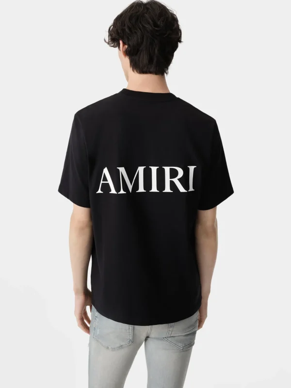 AMIRI Tees>MA CORE LOGO TEE BLACK