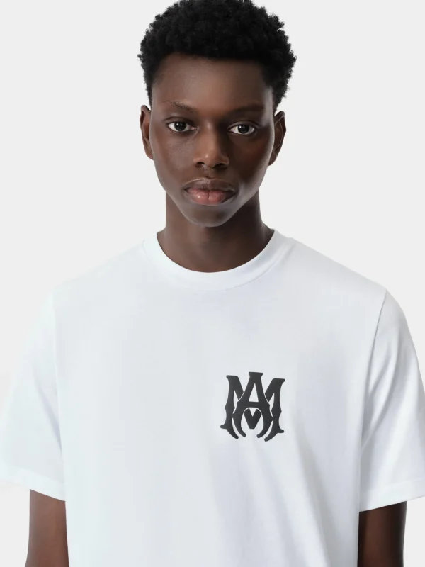 AMIRI Tees>MA CORE LOGO TEE White