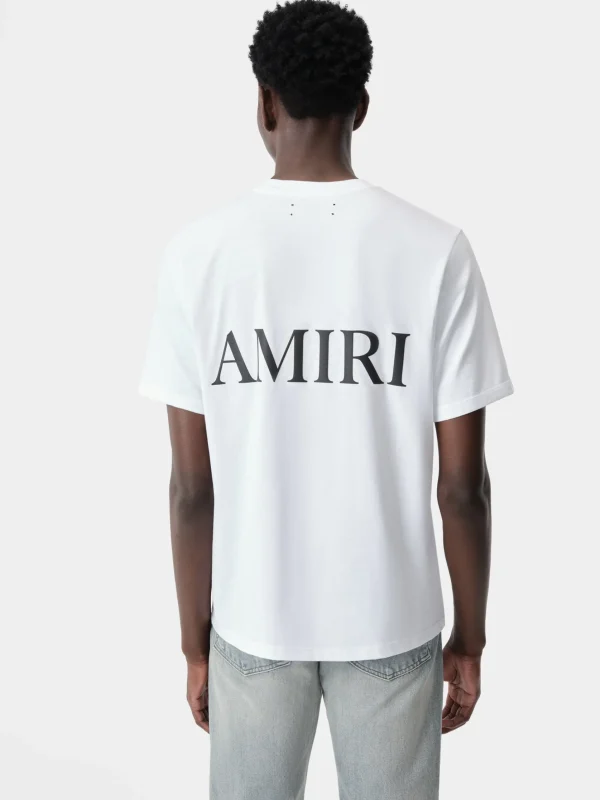 AMIRI Tees>MA CORE LOGO TEE White