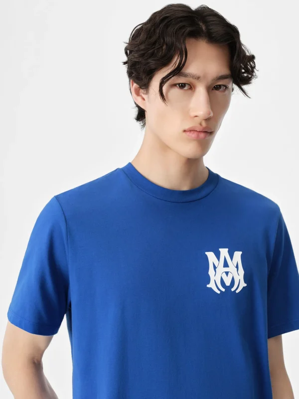 AMIRI Tees>MA CORE LOGO TEE Blue