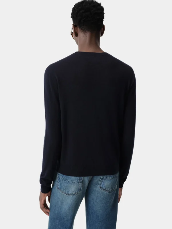 AMIRI Knitwear>MA CREW NAVY
