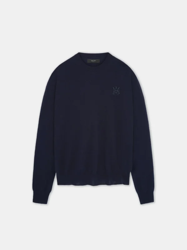 AMIRI Knitwear>MA CREW NAVY