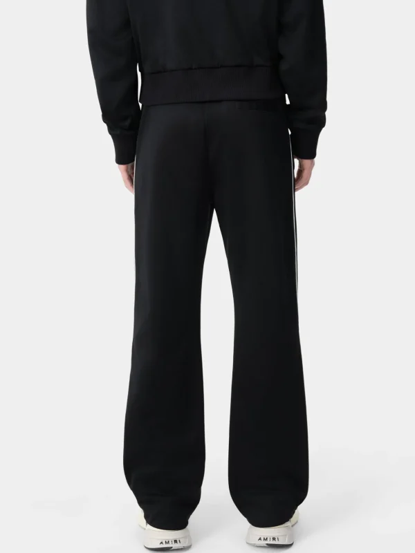 AMIRI Pants>MA FLARE TRACK PANT BLACK