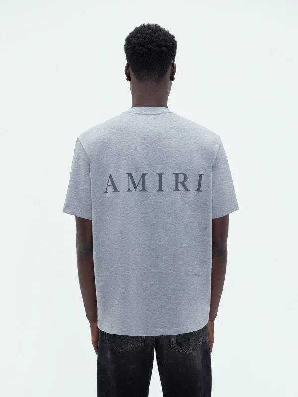AMIRI Tees>MA LOGO TEE HEATHER GREY