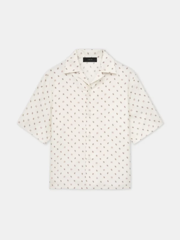 AMIRI Shirts>MA PAISLEY BOWLING SHIRT BIRCH