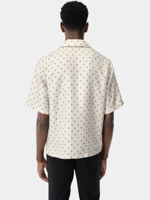 AMIRI Shirts>MA PAISLEY BOWLING SHIRT BIRCH