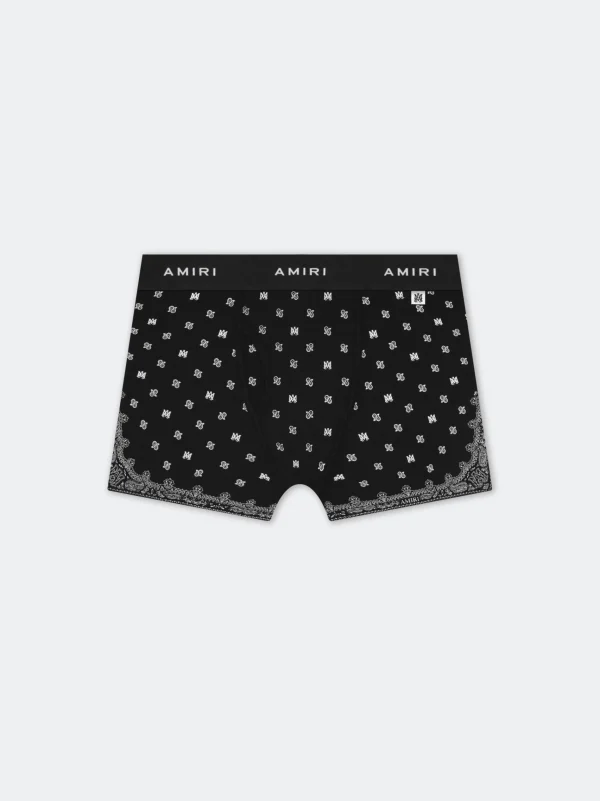 AMIRI Briefs | Briefs>MA PAISLEY BRIEFS 2 PACK BLACK