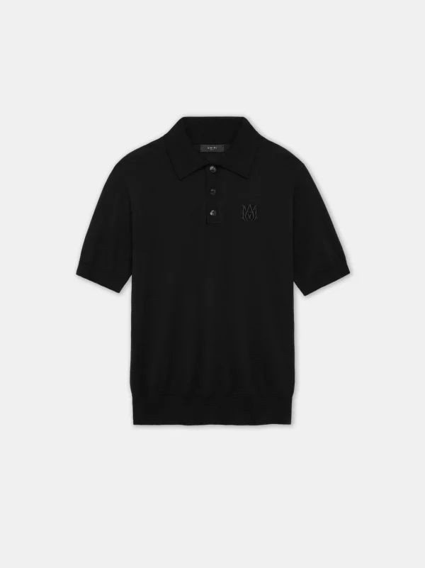 AMIRI Knitwear>MA POLO BLACK