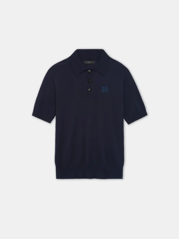 AMIRI Knitwear>MA POLO NAVY