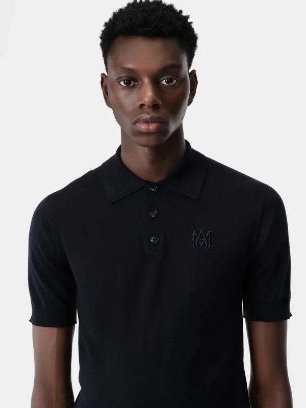 AMIRI Knitwear>MA POLO NAVY