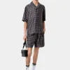 AMIRI Shirts>MA QUAD BOWLING SHIRT BLACK