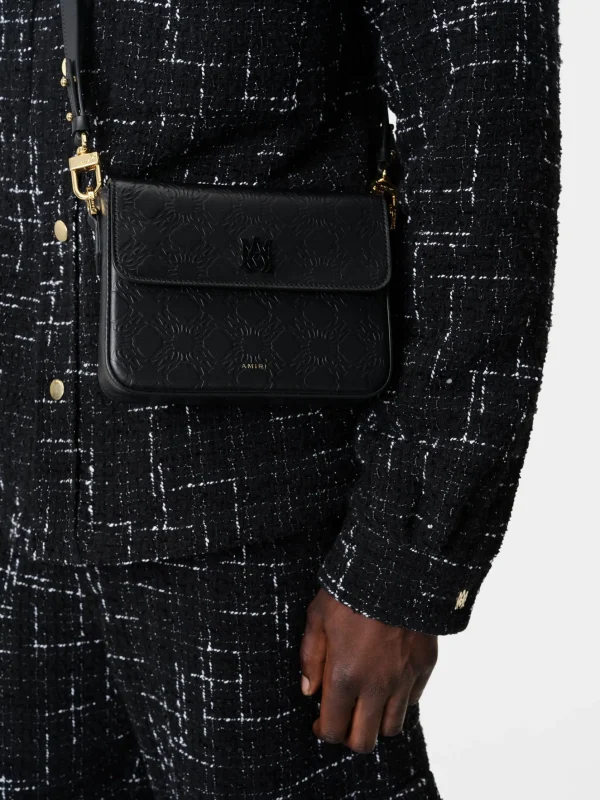 AMIRI Crossbody | Bags>MA QUAD LEATHER CROSSBODY BLACK