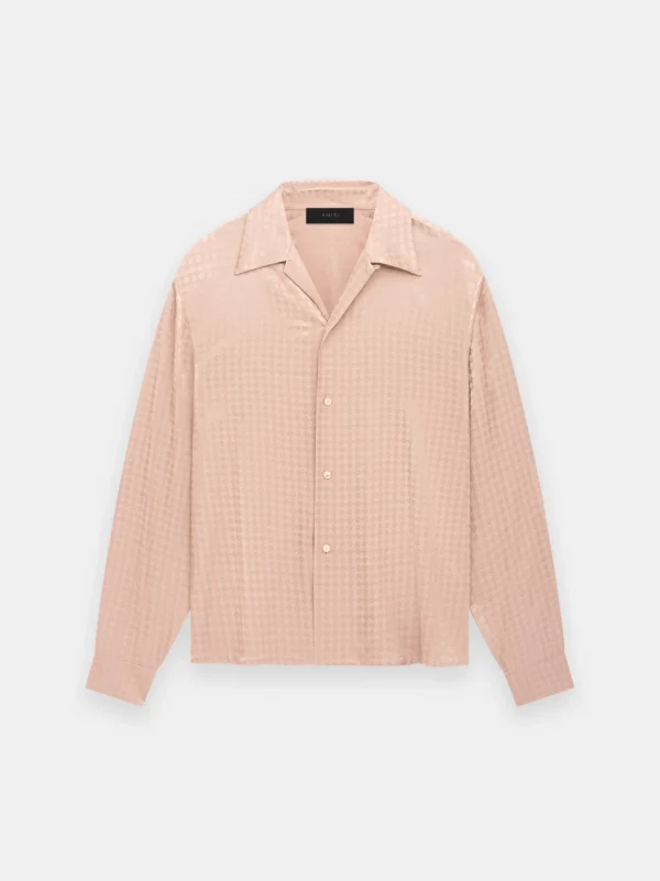 AMIRI Shirts>MA QUAD LONG SLEEVE SHIRT Blush