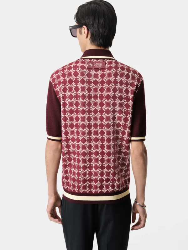 AMIRI Knitwear | Shirts>MA QUAD POLO Red