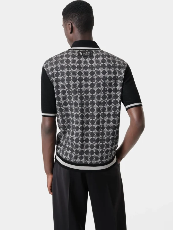 AMIRI Knitwear | Shirts>MA QUAD POLO Dark Grey