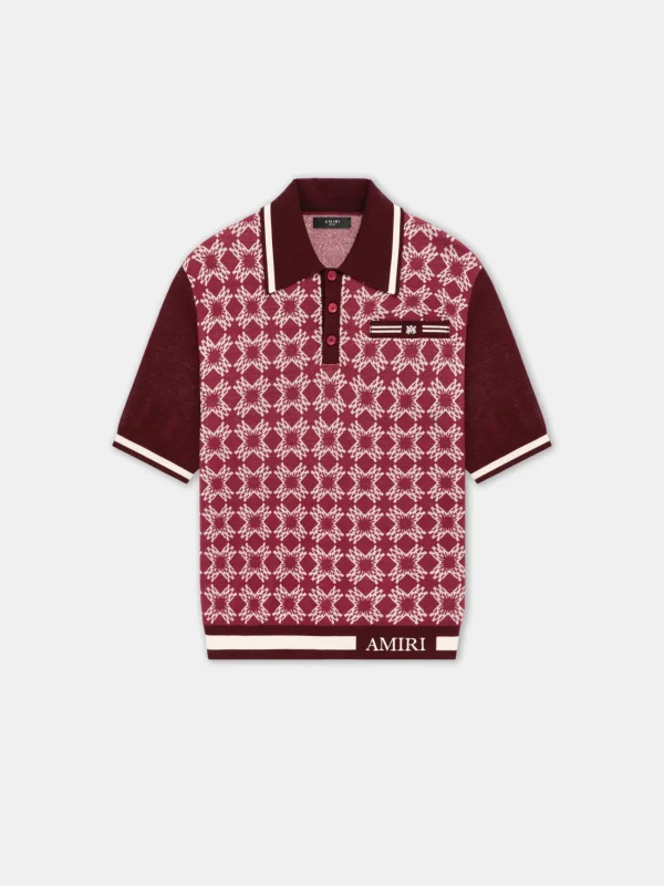 AMIRI Knitwear | Shirts>MA QUAD POLO Red