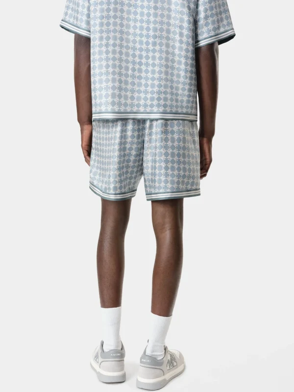AMIRI Shorts & Sweatpants>MA QUAD SHORT DUSTY BLUE