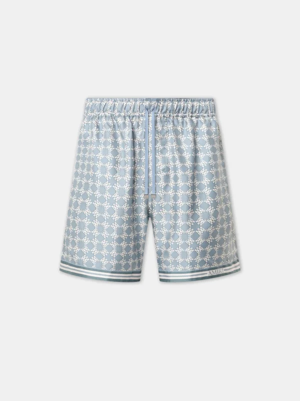 AMIRI Shorts & Sweatpants>MA QUAD SHORT DUSTY BLUE