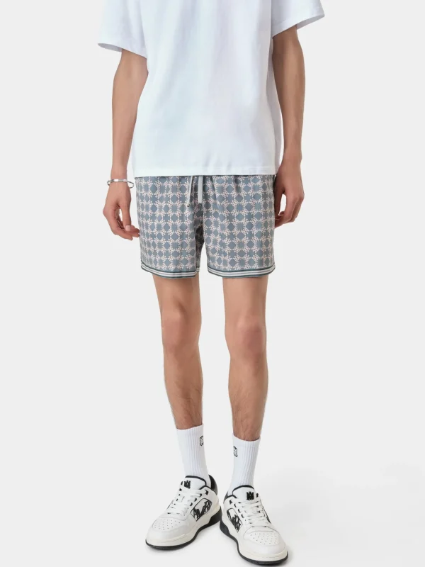 AMIRI Shorts & Sweatpants | Swimwear>MA QUAD SWIM TRUNK DUSTY BLUE