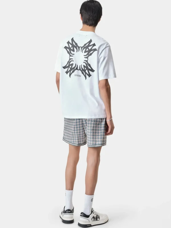 AMIRI Shorts & Sweatpants | Swimwear>MA QUAD SWIM TRUNK DUSTY BLUE