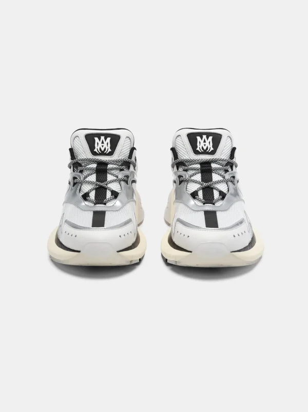 AMIRI Sneakers | Sneakers>MA RUNNER Black White Silver