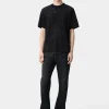 AMIRI Tees>MA SHOTGUN EMBROIDERED TEE BLACK