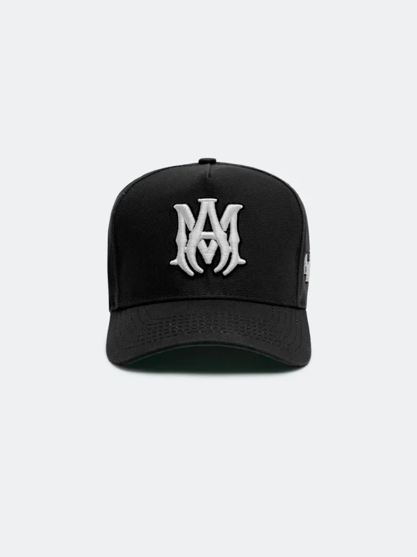 AMIRI Hats | Hats>MA STAGGERED FULL CANVAS HAT Black Off White