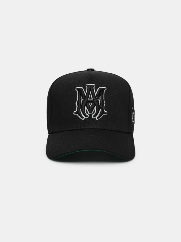 AMIRI Hats | Hats>MA STAGGERED FULL CANVAS HAT Black Black