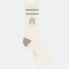 AMIRI Socks | Socks>MA STRIPE SOCK Alabaster