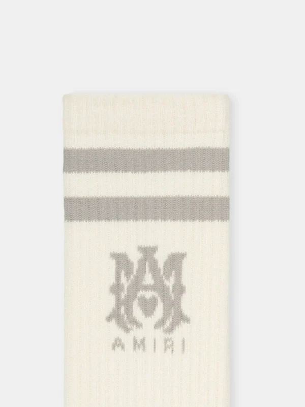 AMIRI Socks | Socks>MA STRIPE SOCK Alabaster